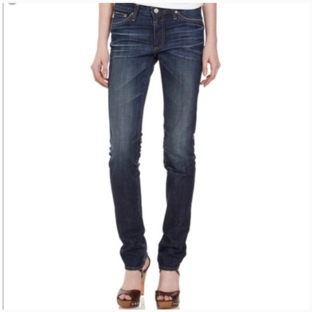 AG Adriano Goldschmied Jeans 27 Premiere Skinny Straight denim